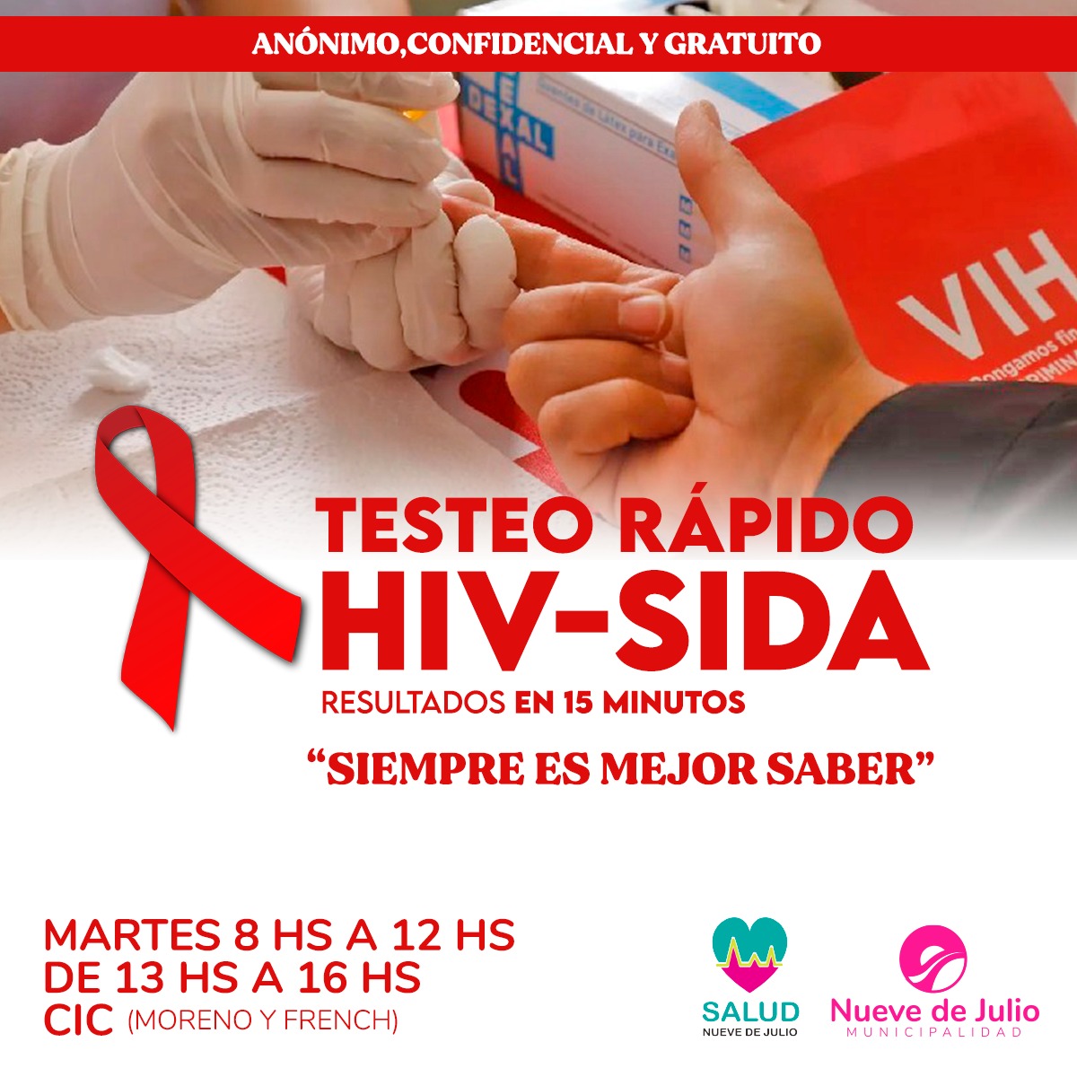 TESTEOS RAPIDOS DE HIV 